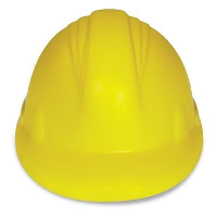 Pu Anti Stress Worker Helmet In Yellow