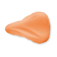Pvc Bicycle Saddle Cover In Orange