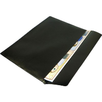 Pvc Document Wallet In Black