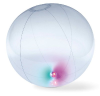 Pvc Inflatable Light Up Ball In Translucent Clear Transparent