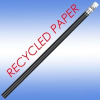 Recycled Paper Pencil In Black