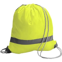 Reflective Backpack Rucksack In Yellow