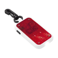 Reflective Keyring In Red