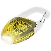 Reflector Carabiner Key Light In White Solid-Yellow