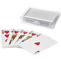 Reno Card Game In Case In Black Solid-Transparent