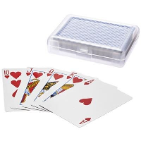 Reno Card Game In Case In Blue-Transparent