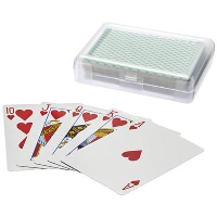 Reno Card Game In Case In Green-Transparent