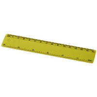 Renzo 15 Cm Plastic Ruler In Lime