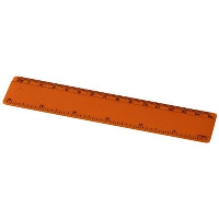 Renzo 15 Cm Plastic Ruler In Orange