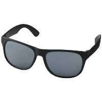 Retro Sunglasses In Black Solid