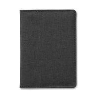 Rfid Blocking Wallet-Passport Holder In 2-Tone Polyester