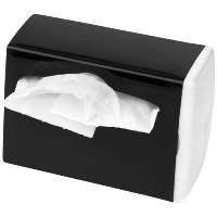 Roadtrip Waste Bag Dispenser In White Solid-Black Solid