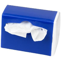 Roadtrip Waste Bag Dispenser In White Solid-Royal Blue