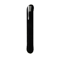 Ross Velvet Pen Pouch In Black