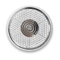 Round Flashing Red Led Light With Back Clip