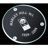 Round Flat Glass Coaster In Jade