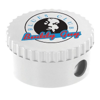 Round Pencil Sharpener In White