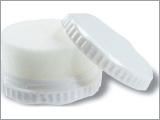 Round Sponge Travel Shoe Shine Polish Kit In White