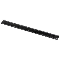 Ruly Ruler 30 Cm In Black Solid