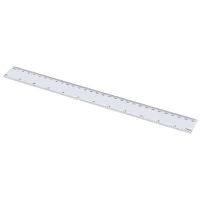 Ruly Ruler 30 Cm In White Solid