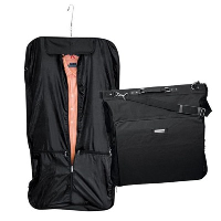 Santander Suit Carrier Garment Bag In Black
