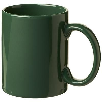 Santos 330 Ml Ceramic Pottery Mug In Green