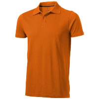 Seller Short Sleeve Polo In Orange
