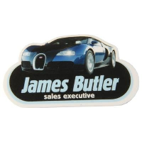 Shape Printed Foam Badge