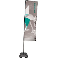 Shimmer Rectangular Flag
