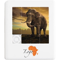 Shuffle Slide Puzzle In White