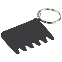 Silicon Keyboard Brush-Bk In Black Solid