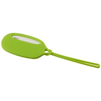 Silicon Travel Tag In Lime