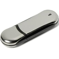 Silver Chrome 2 Usb Memory Stick