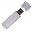 Silver Metal Usb Flash Drive Memory Stick With Clear Transparent Ends