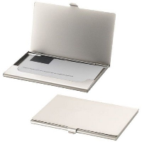 Singapore Business Card Holder In Silver