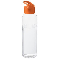 Sky Bottle In Orange-Transparent