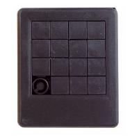 Sliding Puzzle Game In Black
