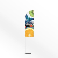 Small Feather Flag Banner With Car Base