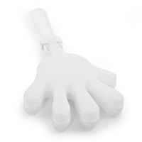 Small Hand Clapper In White
