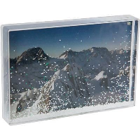 Snow Display Cube Block