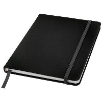 Spectrum A5 Note Book Blank Pages In Black Solid