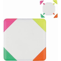 Square Highlighter In White