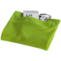 Squat Wrist Band With Zipper In Lime