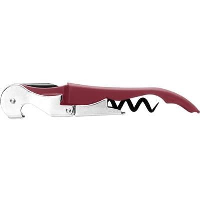 Stainless Steel Metal Bar Knife In Burgundy