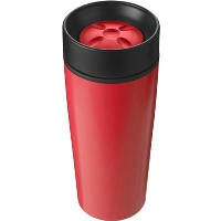 Stainless Steel Travel Mug In Red