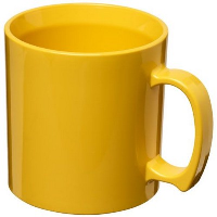 Standard 300 Ml Plastic Mug In Yellow