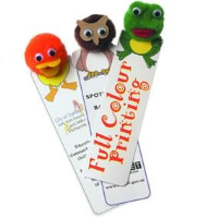 Standard Logo Bug Bookmark With Round Corners Printed Full Colour On One Side