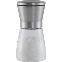 Steel And Glass Salt And Pepper Mills