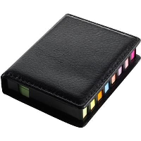 Sticky Memo Pad & Marker Set In Black Case