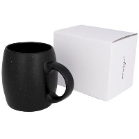 Stone Ceramic Pottery Mug In Black